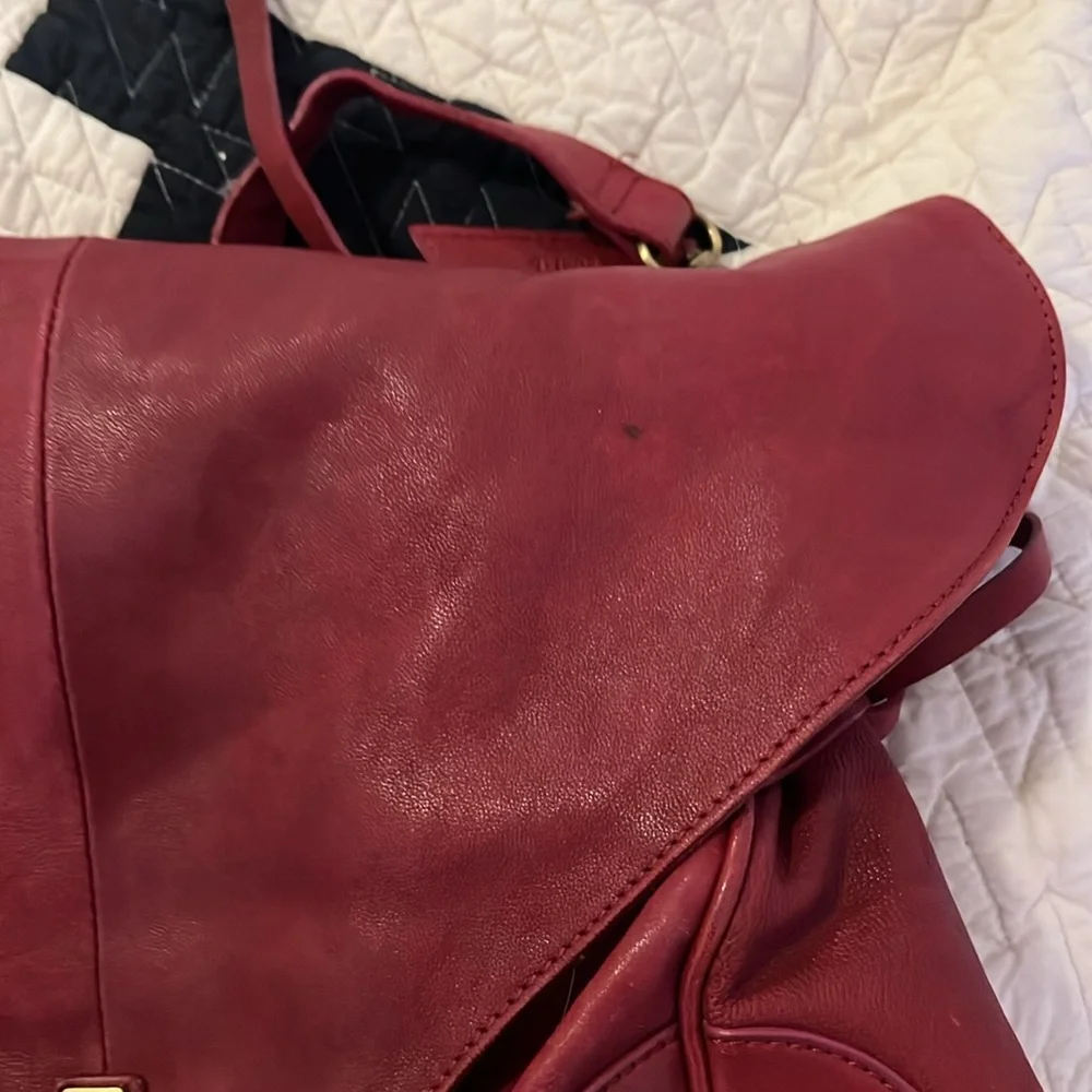 Large Sorial hobo style purse purple
